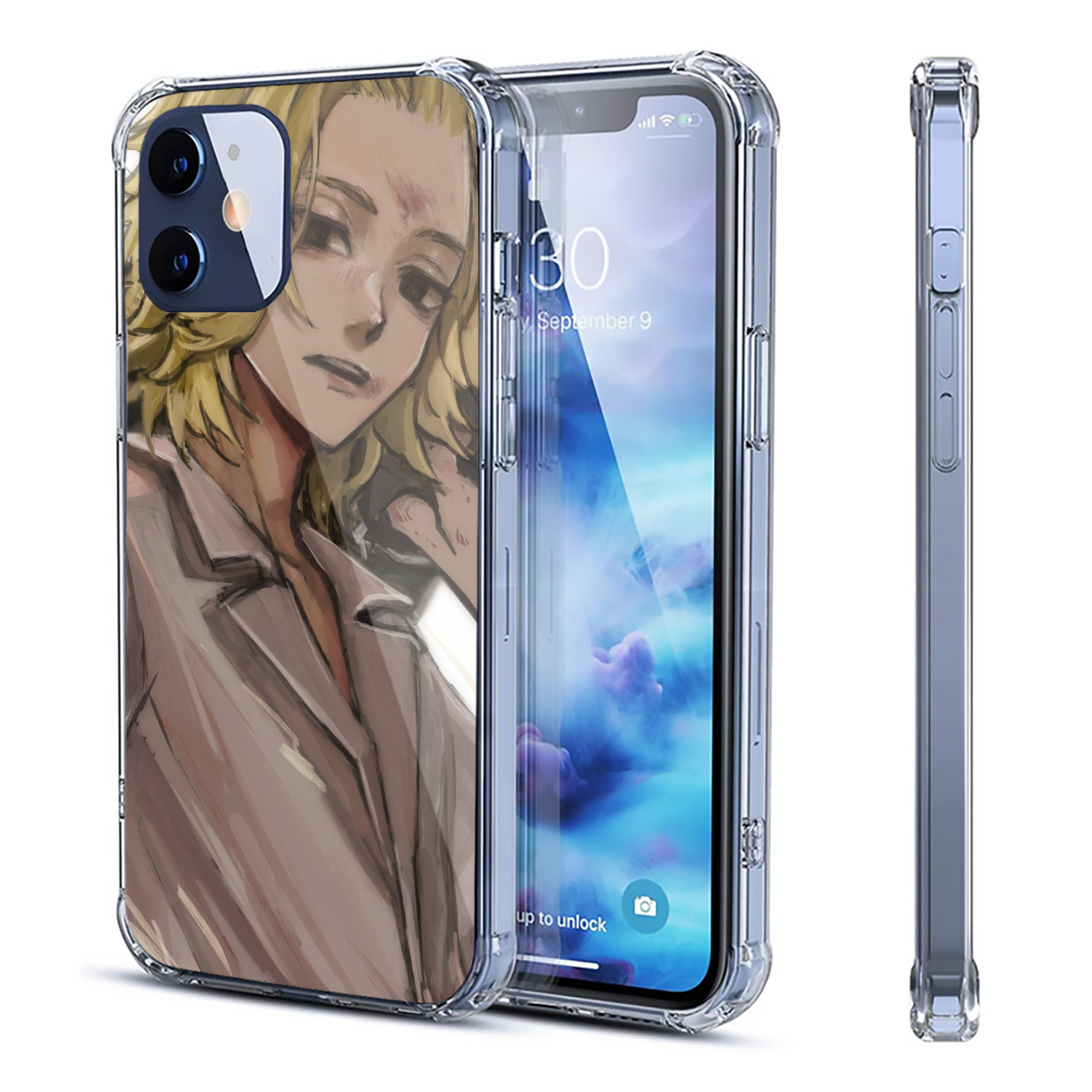 （画像用） 東京リベンジャーズ Tokyo Revengers 【iPhone 12シリーズ対応】透明スマホケース（クリアソフトケース）